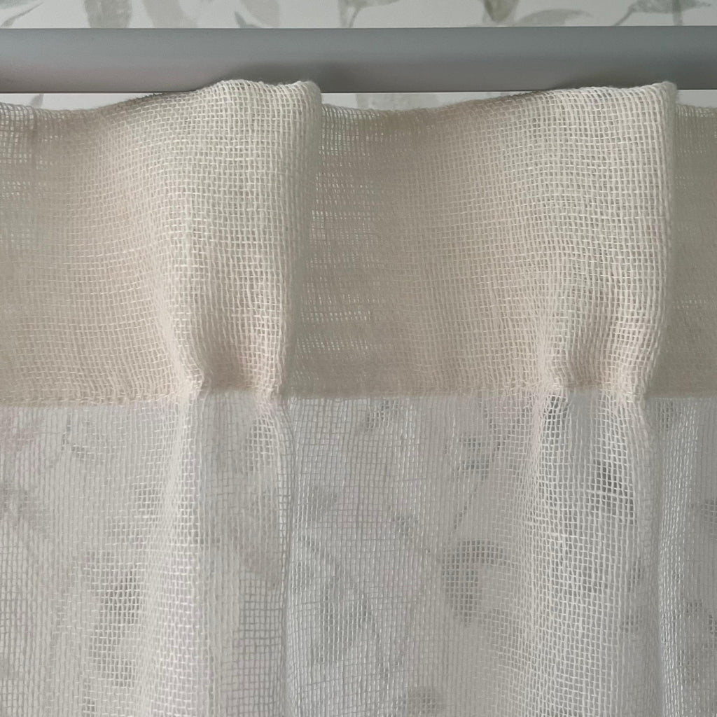 Classic Linen Curtain with multifunctional tape