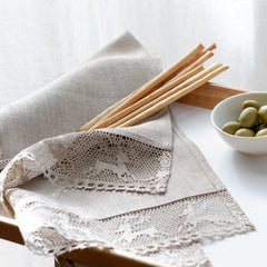 Kitchen Towel with dear lace