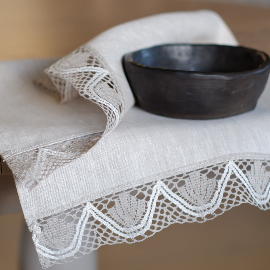 Kitchen Towel with lace