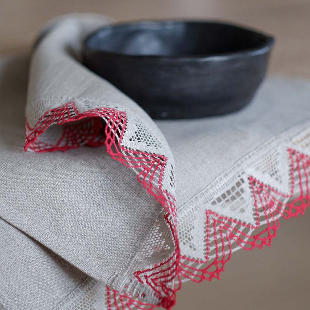 Kitchen Towel with lace
