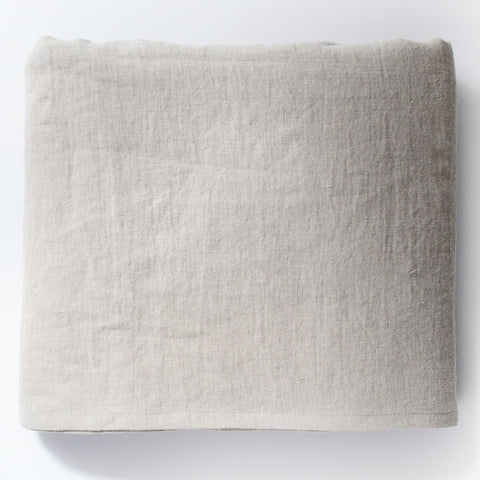 Natural Linen Color Luxury Soft 100% Linen Bed Sheet