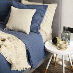 Linen throw Waffle - Linen Room Latvia