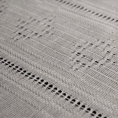 Table Runner with picked pattern - Linen Room Latvia