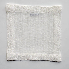 Napkin Boucle serviettes Linen Room Latvia 18 x 18 cm white 