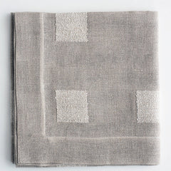 Linen tablecloth Boucle with square tableclothes Linen Room Latvia 150 x 150 cm gray 